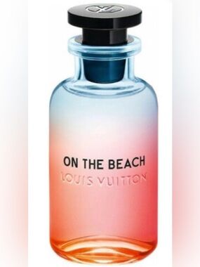 Louis Vuitton On The Beach Gradient Blue-to-Coral Fragrance Bottle